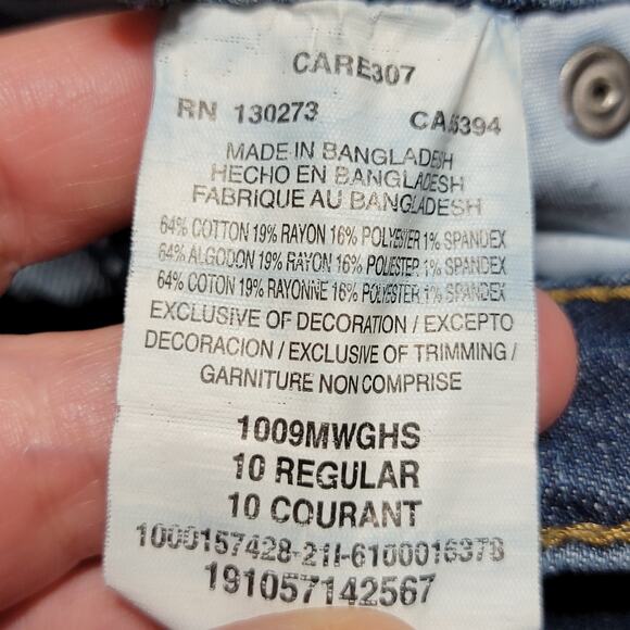 Wrangler Regular Denim Jeans - Size 10 Regular - Picture 5 of 6